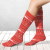 Houston Texans Adult Ugly Christmas Crew Socks
