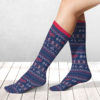 Miami Dolphins Adult Ugly Christmas Crew Socks