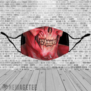 Stretch to Fit Mask Lucifer Devil Demon Satan Face Mask