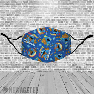 Sesame Street Cookie Monster Blue face mask