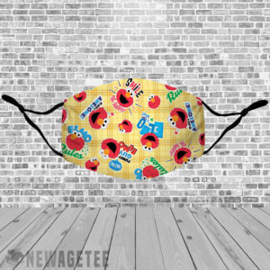 Stretch to Fit Mask Sesame Street Happy Elmo face mask