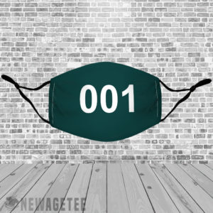 Stretch to Fit Mask Squid Game 001 Face Mask Oh II Nam