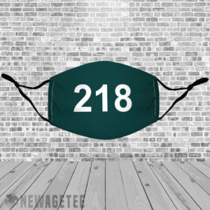 Stretch to Fit Mask Squid Game 218 Face Mask Cho Sang woo