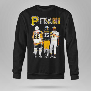 Sweetshirt Pittsburgh Mario Lemieux Joe Greene Roberto Clemente signatures shirt