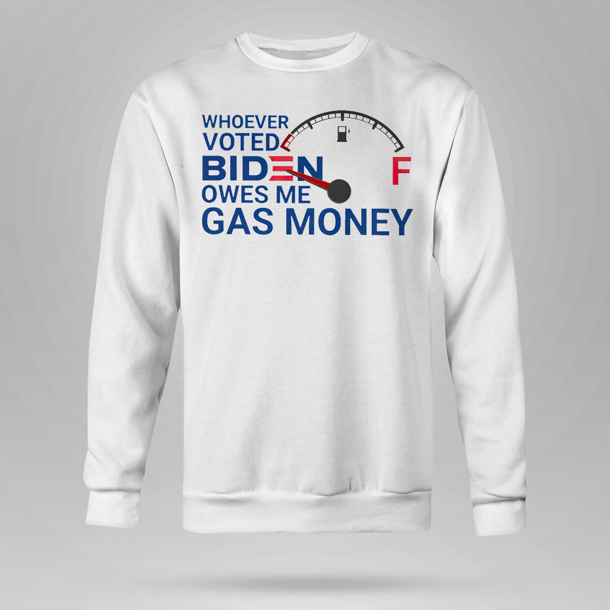 Whoever voted biden owes me gas money shirt Whoever voted biden owes me gas money shirt