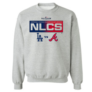 Sweetshirt sport grey NLCS Los Angeles Dodgers Vs Atlanta Braves Postseason 2021 Shirt Hoodie