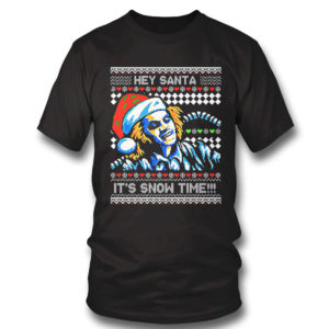 T Shirt Beetlejuice Hey Santa Its Snow Time Ugly Christmas Sweatshirt