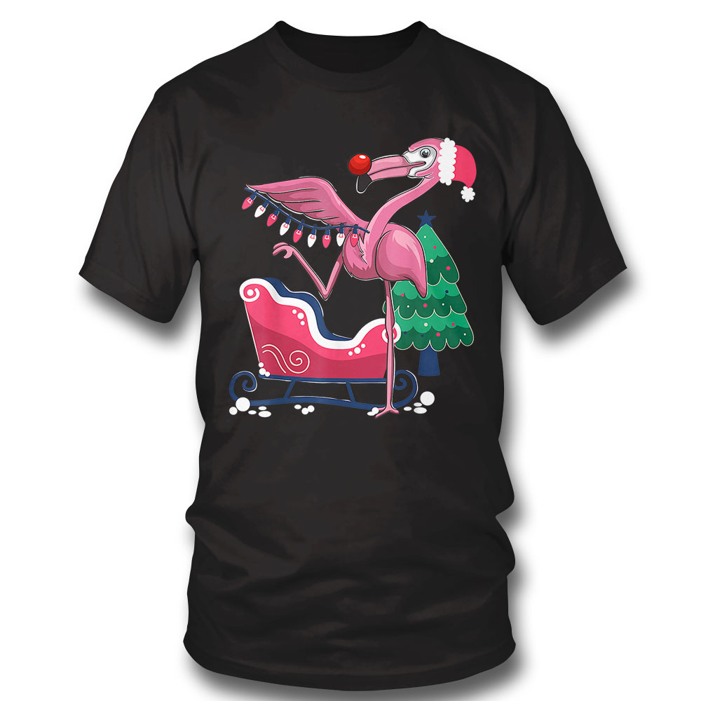 Christmas Flamingo Tropic Winter Gifts Sweatshirt Christmas Flamingo Tropic Winter Gifts Sweatshirt