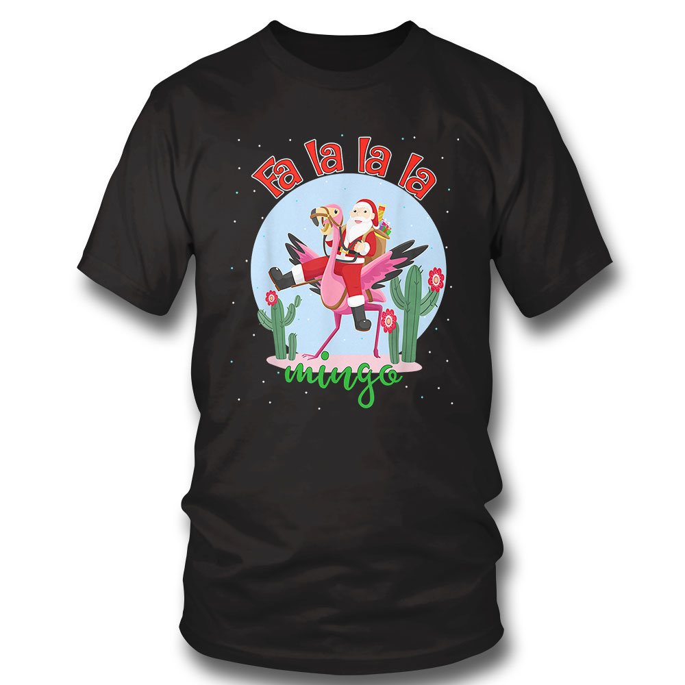 Fall Mingo Cute Santa Ride Flamingo Fa la la la Flamingo Sweatshirt Fall Mingo Cute Santa Ride Flamingo Fa la la la Flamingo Sweatshirt