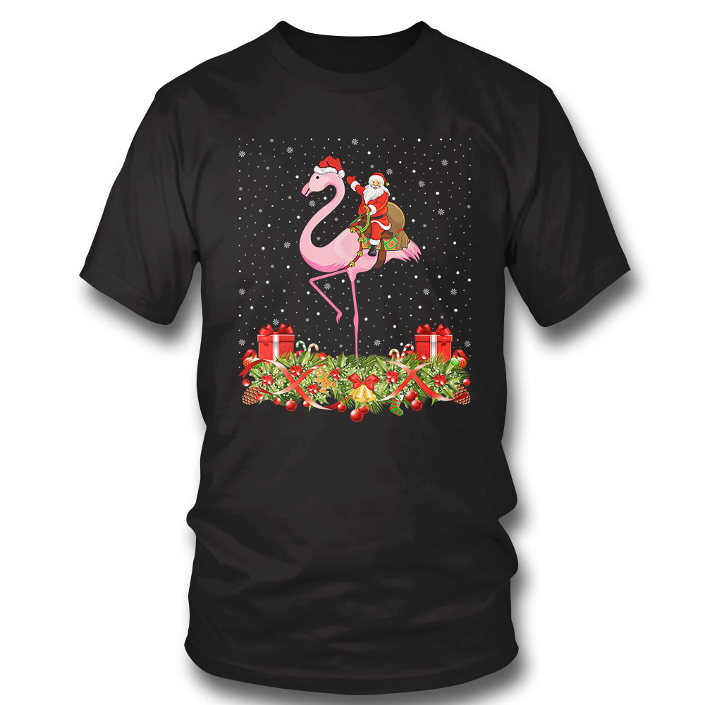 Santa Riding Flamingo Christmas Xmas Gift Sweatshirt Santa Riding Flamingo Christmas Xmas Gift Sweatshirt