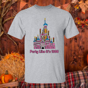 T Shirt Sport grey 50th anniversary case castle party like its 1996 littleshopofgeeks merch shirt
