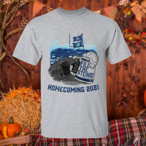 T Shirt Sport grey Fill the Steins Homecoming 2021 beer t shirt
