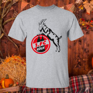 T Shirt Sport grey Koln FC logo shirt