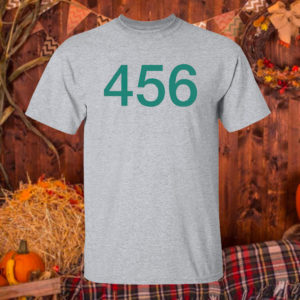 T Shirt Sport grey The Squid Games 456 Shirt