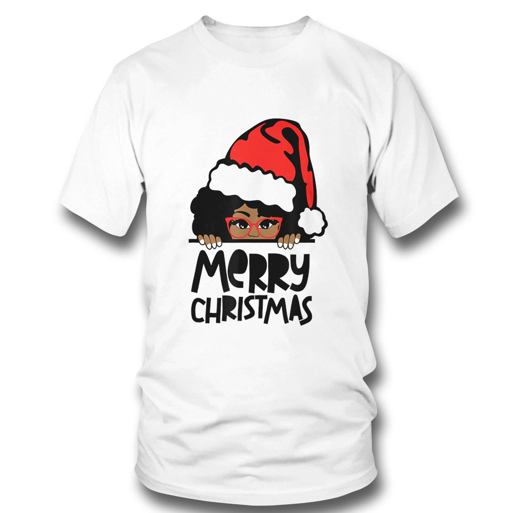 That Melanin Christmas Mrs. Claus Santa Black Peeking Claus Sweatshirt That Melanin Christmas Mrs. Claus Santa Black Peeking Claus Sweatshirt