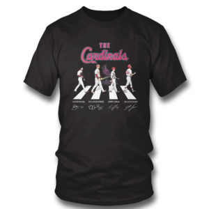 The Cardinals Abbey Road signatures shirt The Cardinals Abbey Road signatures shirt