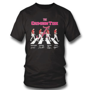The Crimson Tide Abbey Road signatures shirt The Crimson Tide Abbey Road signatures shirt