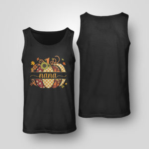 Tank Top Blessed Nana Fall Pumpkin Autumn Thanksgiving T Shirt