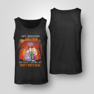 Tank Top Hocus Pocus My broom broke so now work at Jersey Mikes Subs Halloween shirt