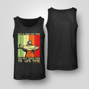 Tank Top Joe Biden Mens Buy a Man Eat Fish the Day Teach Man shirt
