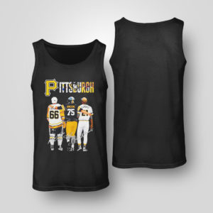 Tank Top Pittsburgh Mario Lemieux Joe Greene Roberto Clemente signatures shirt