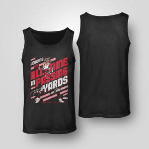 Tank Top Tom Brady Leading All time In Passing Yards signature Shirt