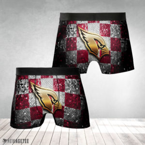 Arizona Cardinals NFL Glitter Mens Underwear Boxer Briefs