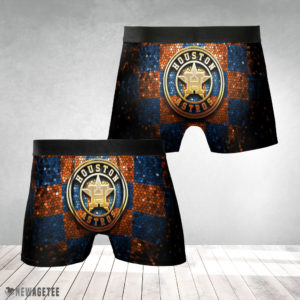 Underwear Boxer Houston Astros MLB Glitter Mens Underwear Boxer Briefs