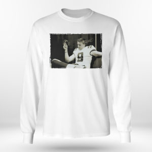 Unisex Longsleeve shirt Joe Burrow Smoking Cigar T Shirt