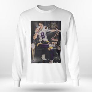 Unisex Longsleeve shirt Joe Burrow smoking cigar Shirt gigapixel