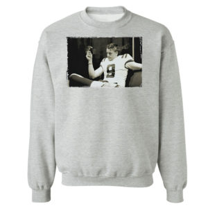Unisex Sweetshirt sport grey Joe Burrow Smoking Cigar T Shirt