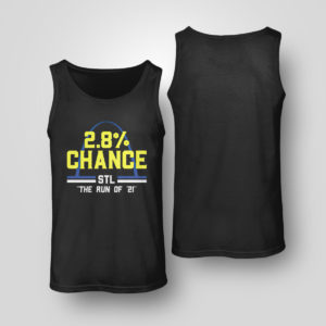 Unisex Tank Top St Louis 2 8 Chance Stl The Run Of 2021 Shirt