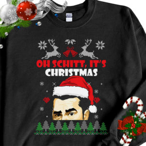 David Rose Creek Oh Schitt It’s Christmas Ugly Christmas Sweater Sweatshirt