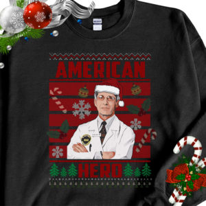Dr. Fauci American Hero Ugly Christmas Sweater Sweatshirt