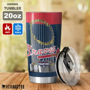 3 Atlanta Braves WinCraft 2021 World Series Champions Tumbler 30oz