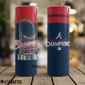 6 Atlanta Braves WinCraft 2021 World Series Champions Skinny Tumbler 30oz 20oz