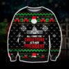 You Done Messed Up A Ron Ugly Christmas Sweater Unisex Knit Wool Ugly Sweater