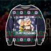 All I Want For Christmas Is A New President Ugly Christmas Knit Sweater