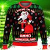 Amazing Bigfoot Ugly Christmas Sweater Knit Wool Sweater