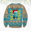 Athletic Brewing Upside Dawn Ugly Christmas Sweater Unisex Knit Wool Ugly Sweater