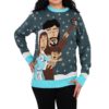 Ammo Wonderland Ugly Christmas Sweater Knit Wool Sweater