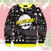 Bah Humpug Ugly Christmas Sweater Unisex Knit Wool Ugly Sweater