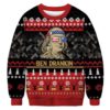 Bells Two Hearted Double Ipa Ugly Christmas Sweater Unisex Knit Wool Ugly Sweater