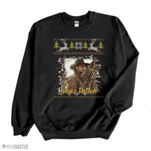 Black Sweatshirt Kayce Dutton Rip The Christmas Tree Yellowstone Ugly Christmas Sweater Sweatshirt