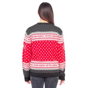 Captain Morgan The Standing Captain Ugly Christmas Sweater Knit Wool Sweater 2