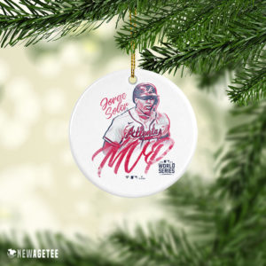 Ceramic Ornament Atlanta Braves Jorge Soler Fanatics 2021 World Series Champions
