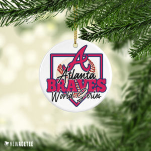 Atlanta Braves World Series Champions 2021 Christmas Tree Decoration Ornament