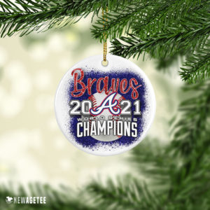 Braves 2021 World Series Champions Christmas Ornament