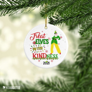 Harry Styles Treat Elves With Kindness Christmas Tree Ornament