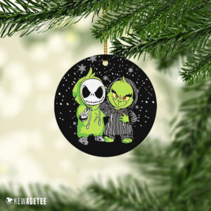 Ceramic Ornament How The Grinch Jack Skellington Friends Christmas Ornament